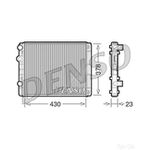 DENSO Radiator - DRM32030 - Engine Cooling Part - Genuine DENSO OE Part
