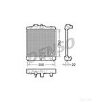 DENSO Radiator - DRM40003 - Engine Cooling Part - Genuine DENSO OE Part