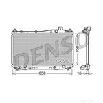 Denso Engine Cooling Radiator (DRM40008) Fits: Honda
