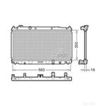Denso Engine Cooling Radiator (DRM40035)