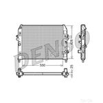 Denso Engine Cooling Radiator (DRM44008) Fits: Mazda