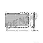DENSO Radiator - DRM44015 - Engine Cooling Part - Genuine DENSO OE Part