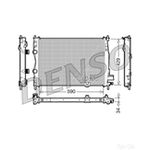 Denso Engine Cooling Radiator (DRM46018) Fits: Nissan