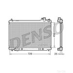 Denso Engine Cooling Radiator (DRM46100) Fits: Infiniti