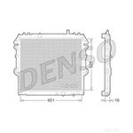 DENSO Radiator - DRM50069 - Engine Cooling Part - Genuine DENSO OE Part