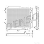 Denso Engine Cooling Radiator (DRM50075) Fits: Toyota
