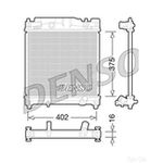 DENSO Radiator - DRM50077 - Engine Cooling Part - Genuine DENSO OE Part