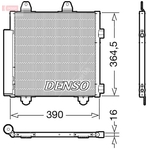 Denso Air Con Condenser (DCN21033) Fits: Peugeot