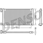 DENSO Air Conditioning Condenser - DCN09120 - A/C Car / Van / Engine Parts