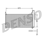 DENSO Air Conditioning Condenser - DCN50037 - A/C Car / Van / Engine Parts