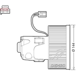 Denso Cabin Blower Fan (DEA05008) Fits: BMW