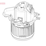 Denso Cabin Blower Fan (DEA23022) Fits: Renault