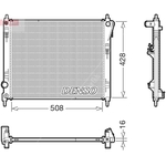 Denso Engine Cooling Radiator (DRM46075) Fits: Nissan