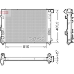 Denso Engine Cooling Radiator (DRM46076)