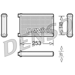 DENSO Heater Core Element - DRR05005 - Interior Heating - Genuine OE Part