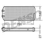 DENSO Heater Core Element - DRR07005 - Interior Heating - Genuine OE Part