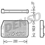 DENSO Heater Core Element - DRR09034 - Interior Heating - Genuine OE Part