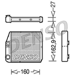 DENSO Heater Core Element - DRR09035 - Interior Heating - Genuine OE Part