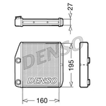 DENSO Heater Core Element - DRR09075 - Interior Heating - Genuine OE Part