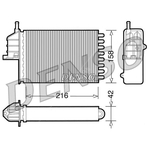 DENSO Heater Core Element - DRR09080 - Interior Heating - Genuine OE Part