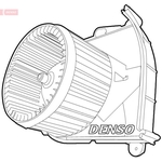 DENSO Interior Cabin Blower - DEA21006 - Heater Fan - Genuine DENSO OE Fan
