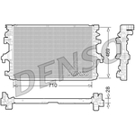 DENSO Radiator - DRM32038 - Engine Cooling Part - Genuine DENSO OE Part