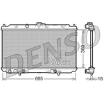 DENSO Radiator - DRM46024 - Engine Cooling Part - Genuine DENSO OE Part
