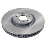 Febi Bilstein Vented Brake Disc - Slotted (171598) Fits: Porsche Front Axle Right