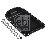 Febi Oil Pan With Integrated Filter Drain Plug And Screws For Automatic Transmission - With Gasket (171616) Fits: BMW