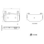 Febi Bilstein Brake Pad Set (172184)