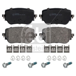 Febi Brake Pad Set Rear Axle (177185) Fits: Mercedes-Benz