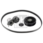 Febi Auxiliary Belt Kit With Belt Tensioner and Idler Pulley (177981) Fits: Mercedes-Benz