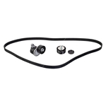 Febi Auxiliary Belt Kit With Belt Tensioner And Idler Pulley (177998) Fits: Mercedes-Benz