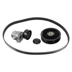 Febi Auxiliary Belt Kit With Belt Tensioner And Idler Pulley (178228) Fits: Mercedes-Benz