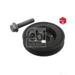 Torsional Vibration Damper Crankshaft Pulley fits VW Audi | Febi Bilstein 33568
