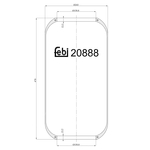 Air Spring | Febi Bilstein 20888