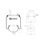 Air Spring | Febi Bilstein 39855