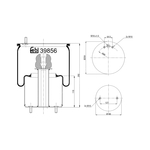 Air Spring | Febi Bilstein 39856