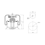 Air Spring | Febi Bilstein 39870