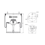 Air Spring | Febi Bilstein 39986