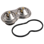 Double Thermostat With Gasket | Febi Bilstein 49681