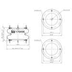 Febi Bilstein Air Spring (176496) Fits: Fruehauf