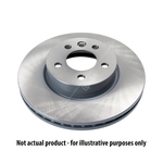 Febi Bilstein Vented Brake Disc (180018) Front Axle Left