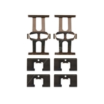Febi Bilstein Brake Pad Fitting Kit (182426) Rear Axle
