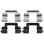 Febi Bilstein Brake Pad Fitting Kit (184729) Rear Axle