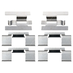 Febi Bilstein Brake Pad Fitting Kit (185048) Rear Axle