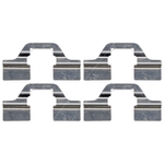 Febi Bilstein Brake Pad Fitting Kit (185278) Rear Axle