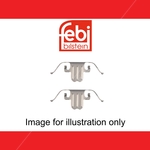 Febi Bilstein Brake Pad Fitting Kit (185684) Rear Axle