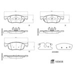Febi Bilstein Brake Pad Set (183658)