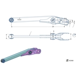 Febi Bilstein Control Arm With Bearing (182068) Fits: Alfa Romeo Rear Axle